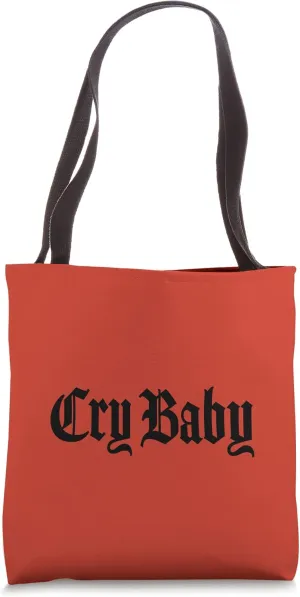 CRY BABY Old English Design Tote Bag