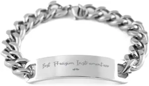 Cuban Chain Bracelet, Best Precision Instrument Ever, Bracelet for Precision Instrument, Gift for Precision Instrument