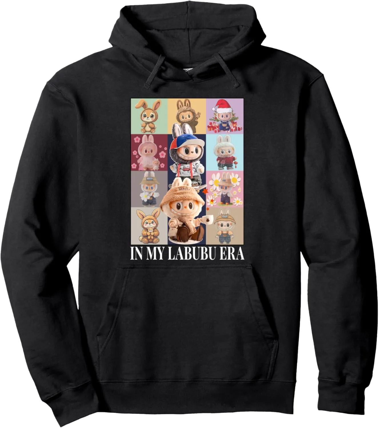 Cute In My Labubu Era, Labubu Lover Funny Saying Pullover Hoodie