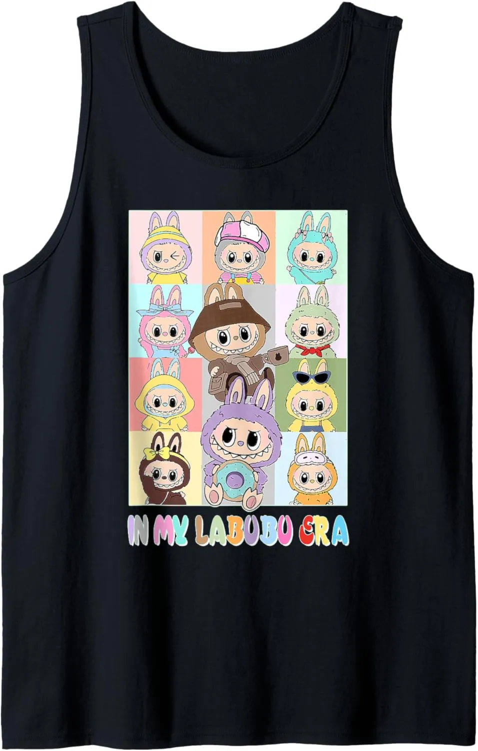 Cute In My Labubu Era, Labubu Lover Funny Saying Tank Top