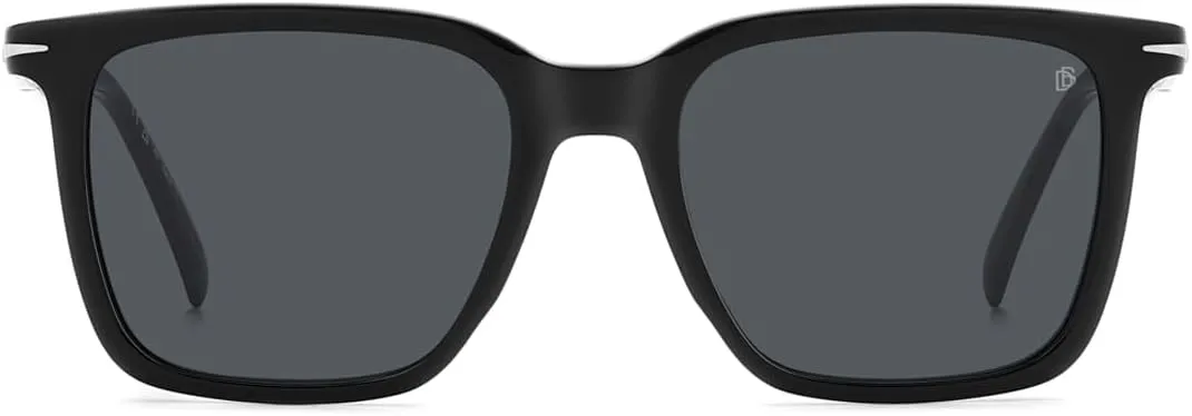 David Beckham DB 1130/S Black Dark Ruthenium/Grey 53/19/145 men Sunglasses