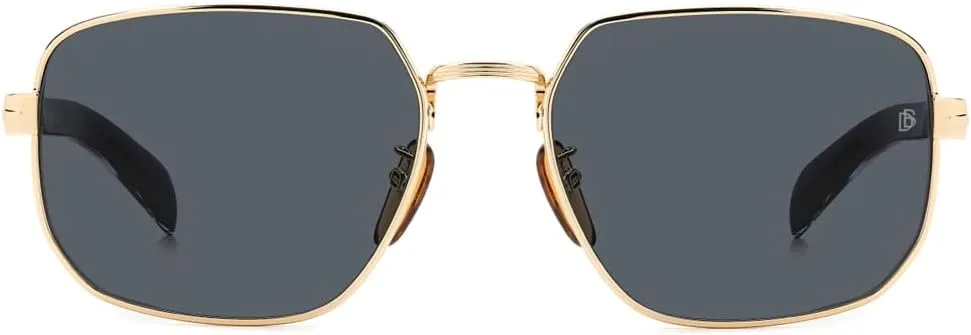 DAVID BECKHAM Sunglasses DB 7121 /G/S RHL Gold Black, 60/145/18