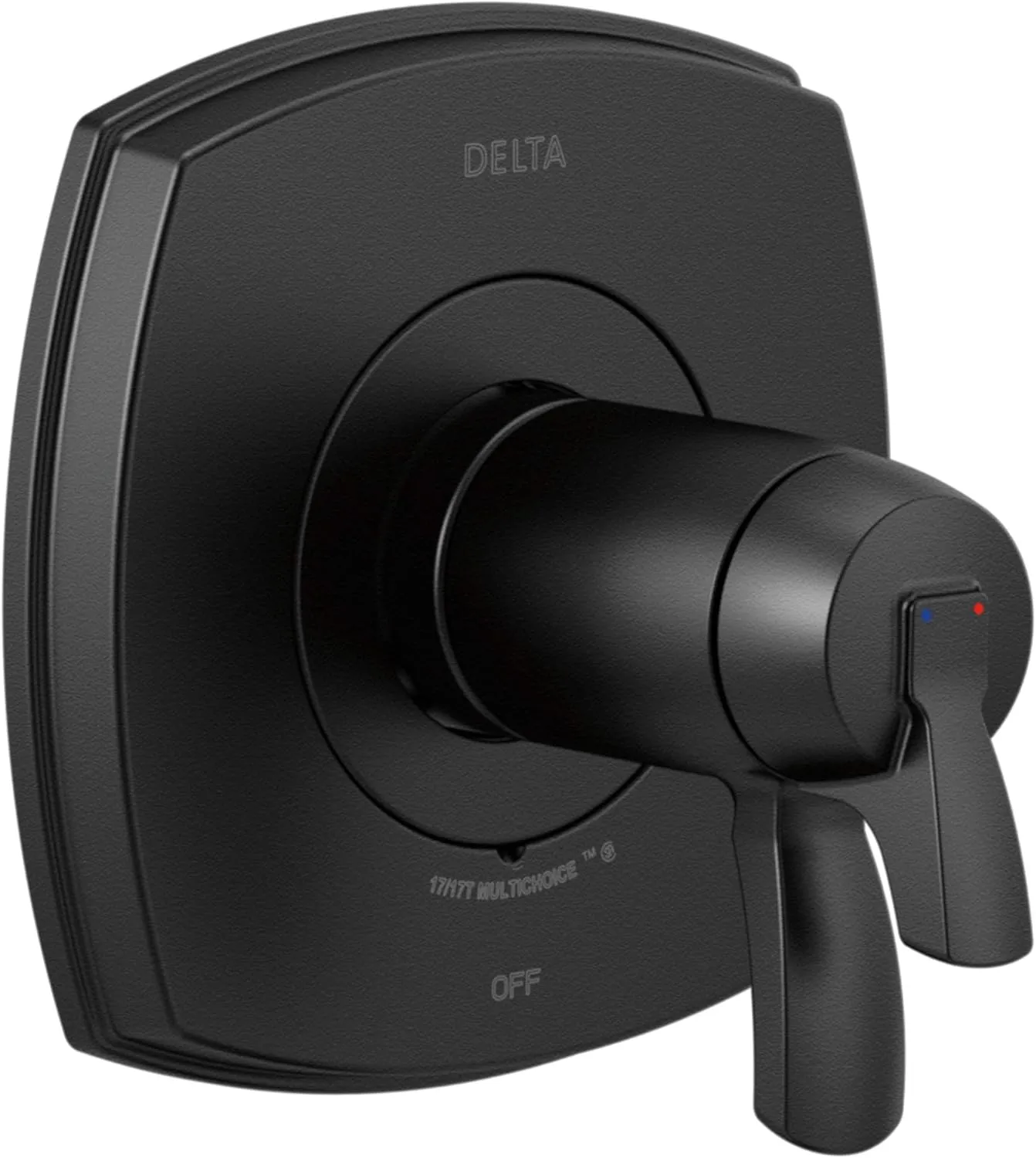 DELTA FAUCET T17T076-BL 17 Thermostatic Valve Only Trim Only, Matte Black