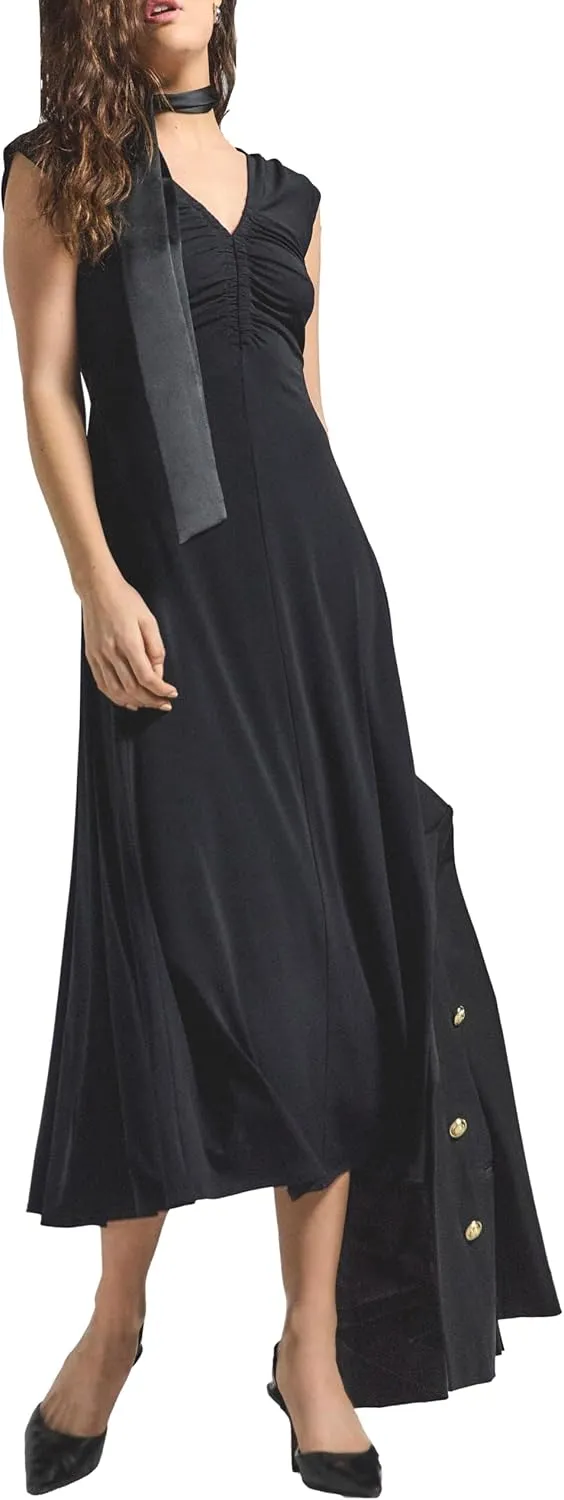 Derek Lam 10 Crosby Women's Isabel Rouched Sleeveless Dress