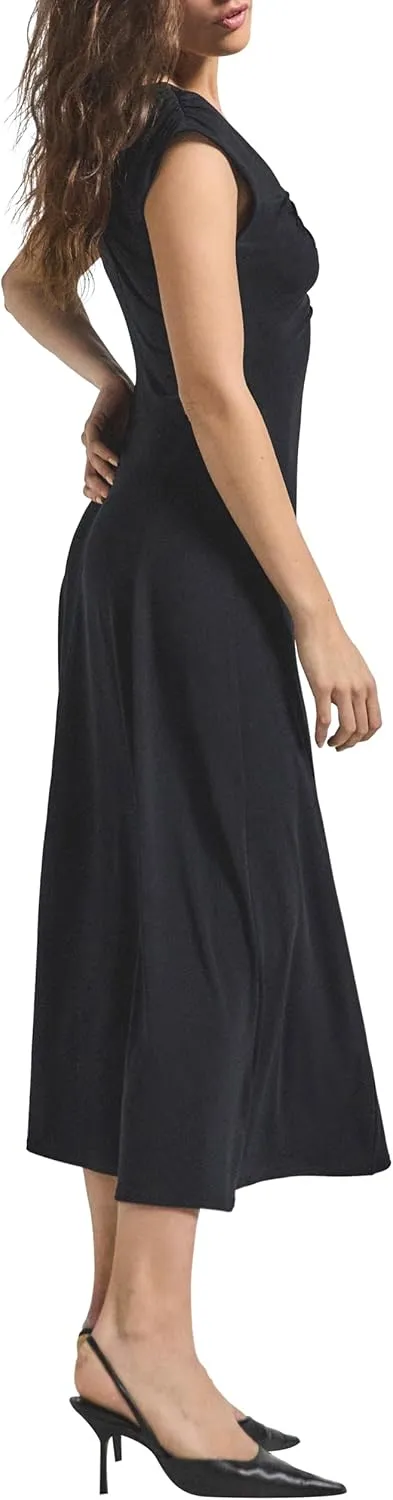 Derek Lam 10 Crosby Women's Isabel Rouched Sleeveless Dress