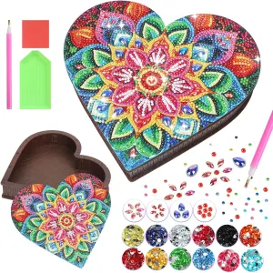Diakud Gifts for 6 7 8 9 10 11 12 Year Old Girls, Diamond Art Kits Arts and Crafts for Kids Ages 8-12 Toys for Girls 10-12 Years Old Jewellery Box Teenage Girl Age 8-10 Birthday Gift Ideas
