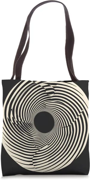 Dizzy Abstract Minimalist Design - Modern Geometric Tote Bag
