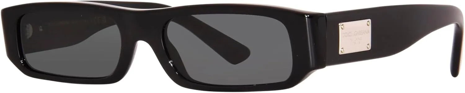 Dolce & Gabbana Sunglasses DG 6194 U 501/87 Black Dark Grey
