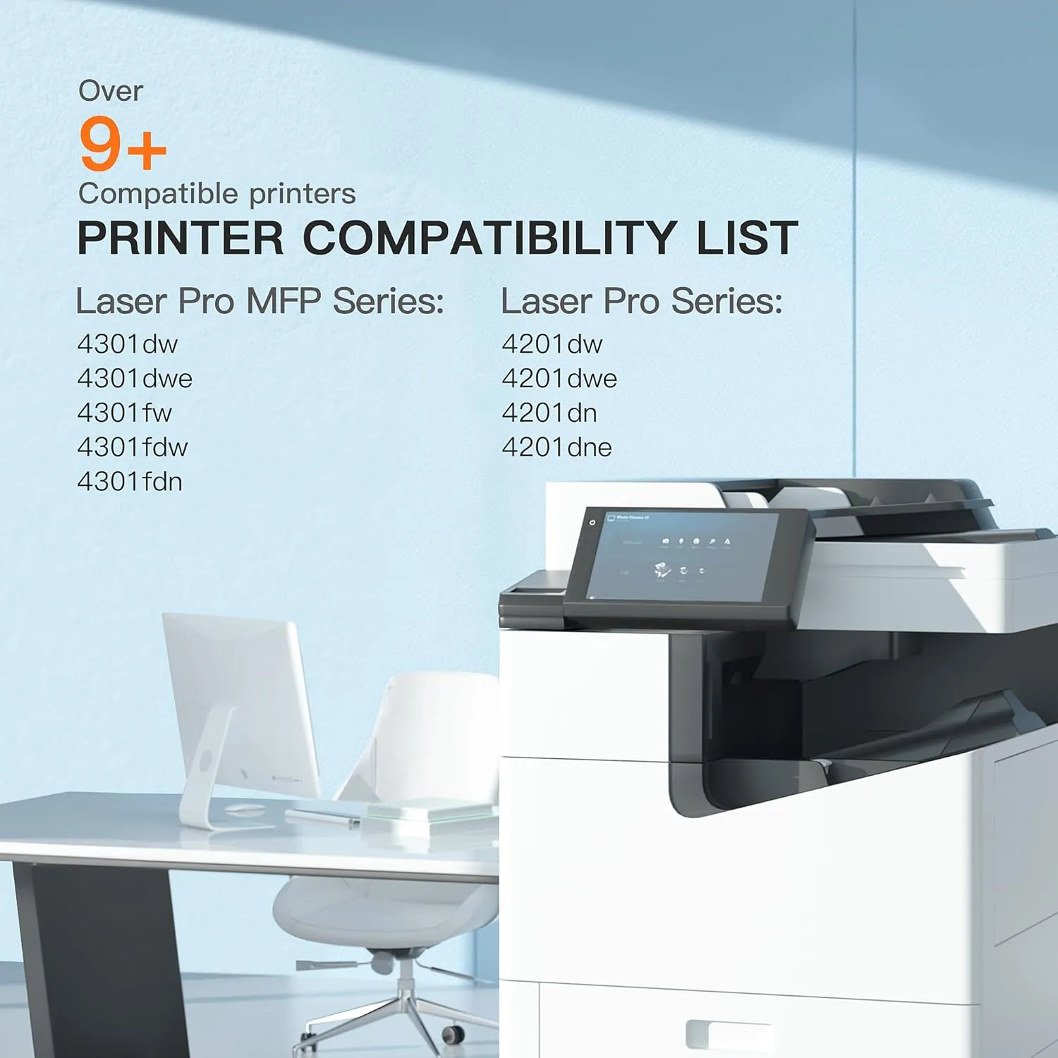 E-Z Ink 210X Toner Cartridges with Chip: Compatible Replacement for 210X 210A to Use with Color Laser Pro 4201dn 4201dne 4201dw 4201dwe MFP 4301dw 4301dwe 4301fdn 4301fdne 4301fdw 4301fdwe(4 Pack)