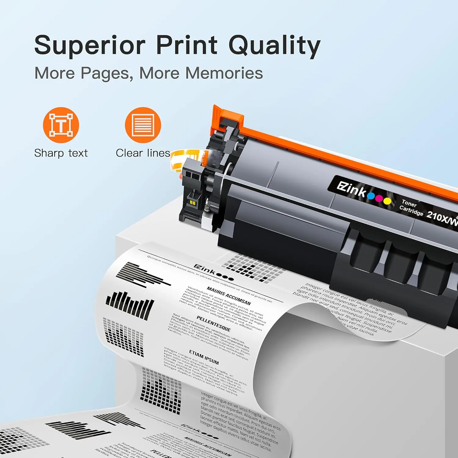 E-Z Ink 210X Toner Cartridges with Chip: Compatible Replacement for 210X 210A to Use with Color Laser Pro 4201dn 4201dne 4201dw 4201dwe MFP 4301dw 4301dwe 4301fdn 4301fdne 4301fdw 4301fdwe(4 Pack)