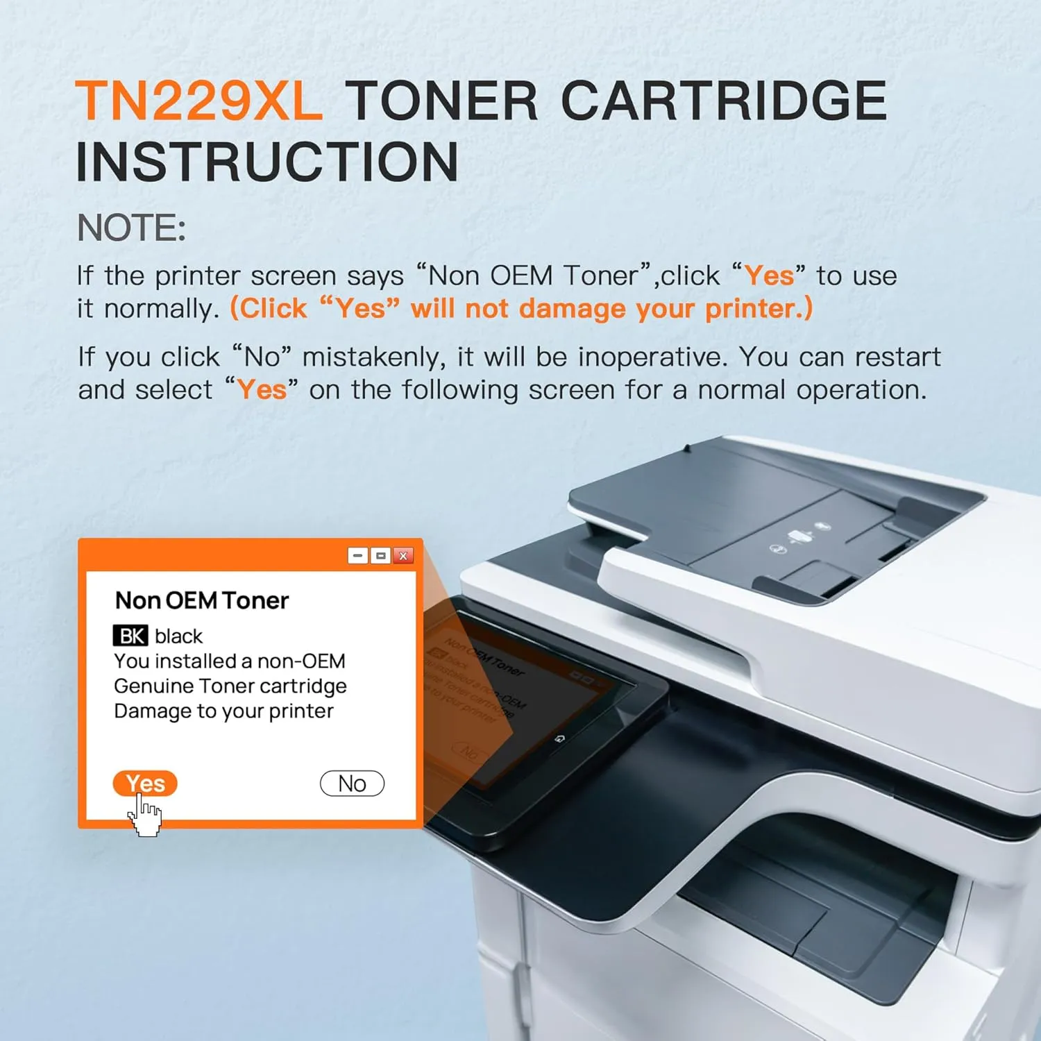 E-Z Ink Compatible TN229XL Toner Cartridges Replacement for Brother TN229XL TN-229XL TN229 XL to use with MFC-L3720CDW MFC-L3780CDW HL-L3220CDW HL-L3280CDW HL-L3300CDW Printer (TN229XLBK/C/M/Y-4 Pack)