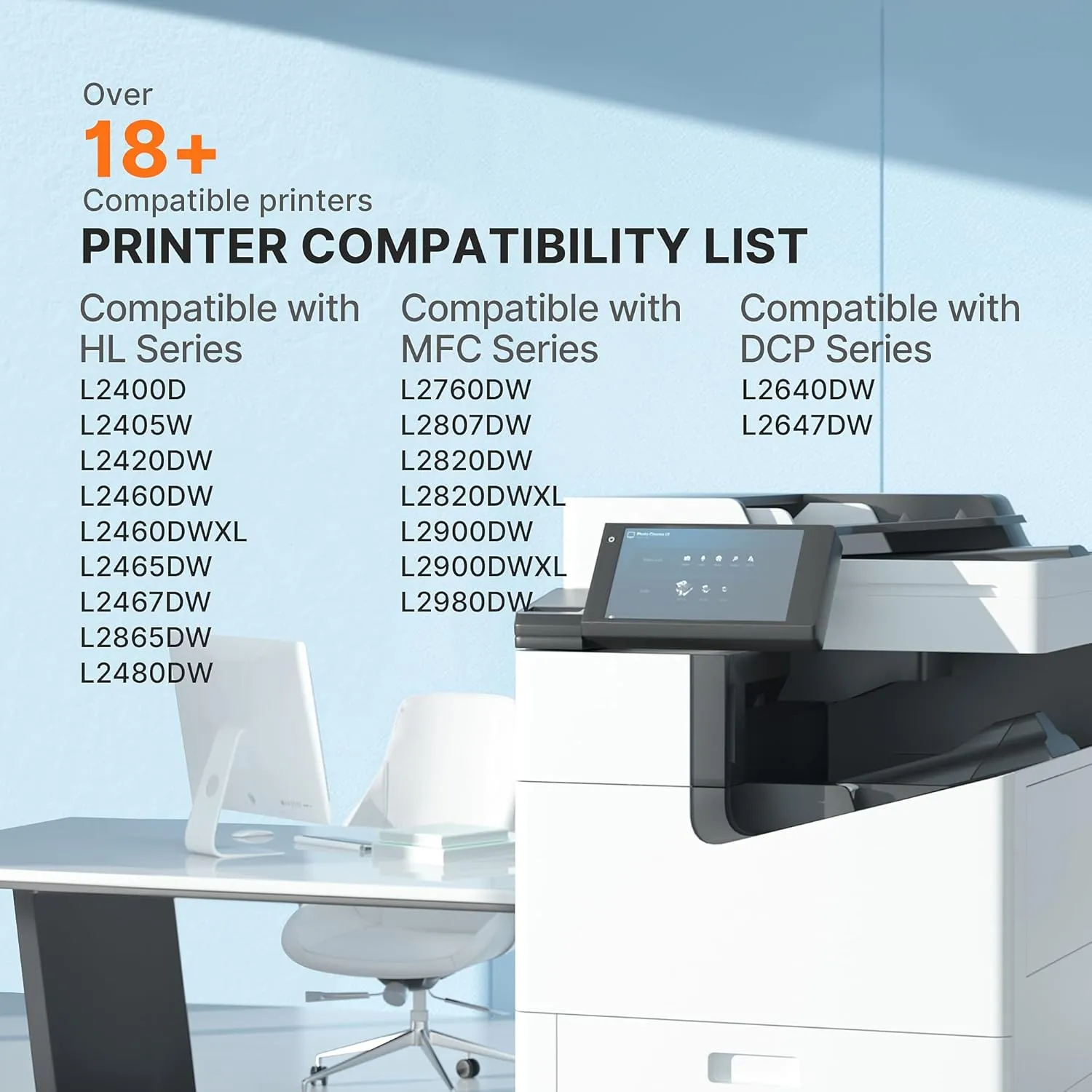 E-Z Ink Compatible Toner Cartridge Replacement for Brother TN830 TN830XL TN 830 Toner Cartridges to use with HL-L2460DW DCP-L2640DW HL-L2400D HL-L2480DW HL-L2405W MFC-L2820DW Printer (1 Black)