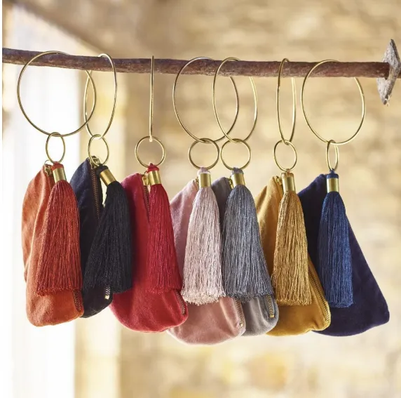 EADIE: VELVET BANGLE BAGS