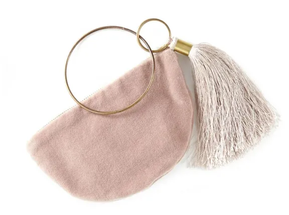 EADIE: VELVET BANGLE BAGS