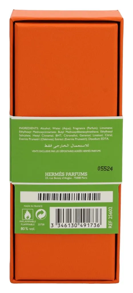 Eau de Pamplemousse Rose by Hermes 3.3 oz Eau de Cologne Spray