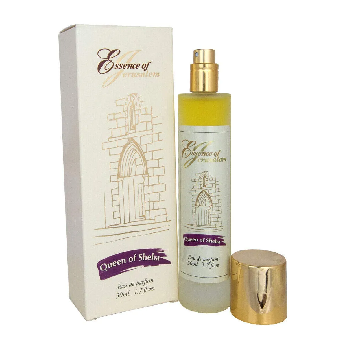 Ein Gedi Women’s Eau de Parfum Queen of Sheba Essence of Jerusalem Luxurious Long-Lasting Fragrance with Biblical Inspiration, Religious Gifts for Women, 50ml