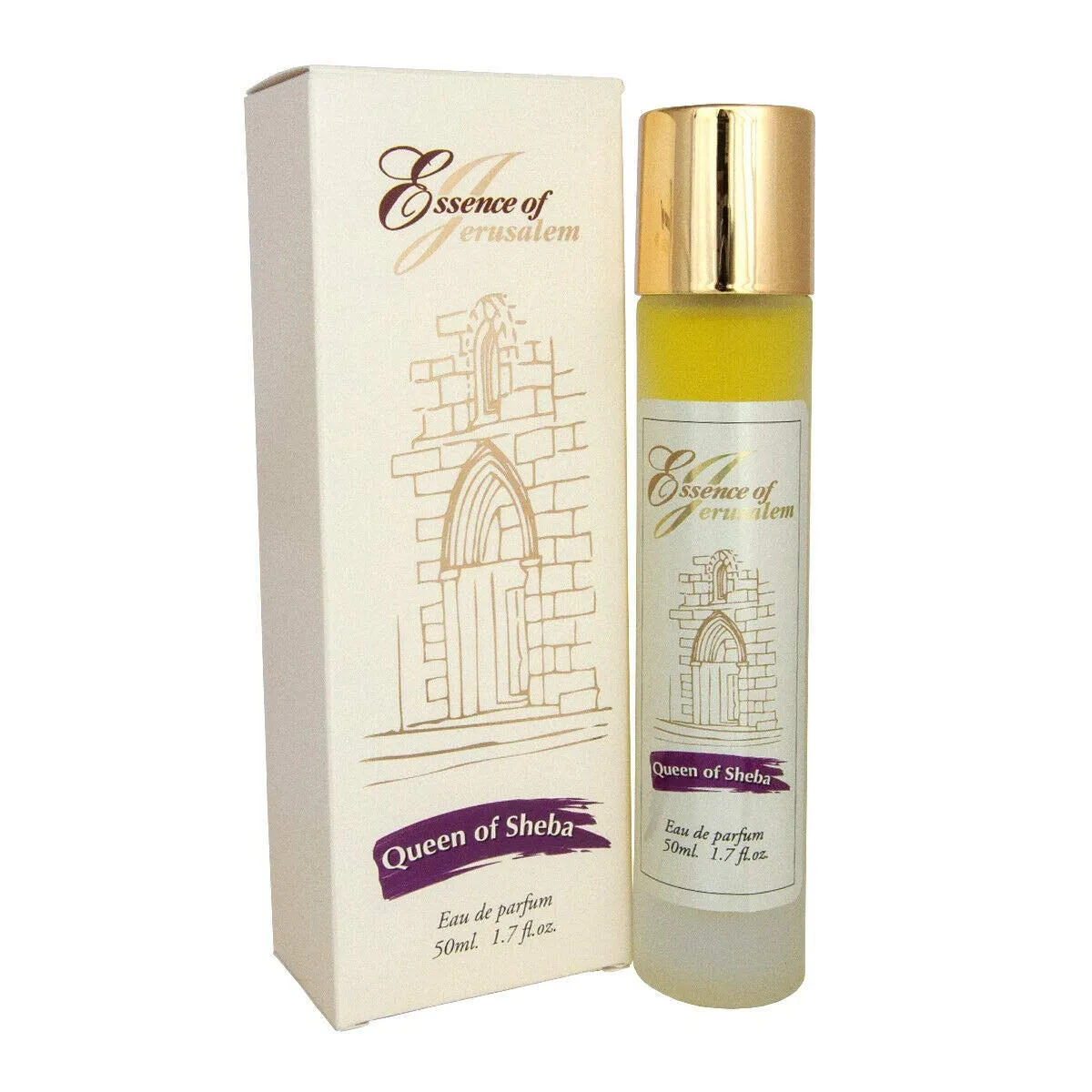 Ein Gedi Women’s Eau de Parfum Queen of Sheba Essence of Jerusalem Luxurious Long-Lasting Fragrance with Biblical Inspiration, Religious Gifts for Women, 50ml