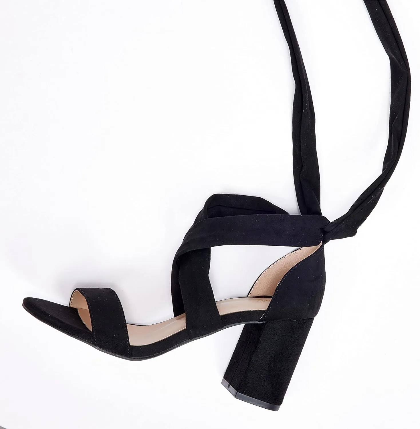 Elisabet Tang Women's Sandals Chunky Heels Lace Up Block Heels Open Toe Crisscross Strappy sandals Heel Sandals Fashsion Casual Prom Shoes For Women