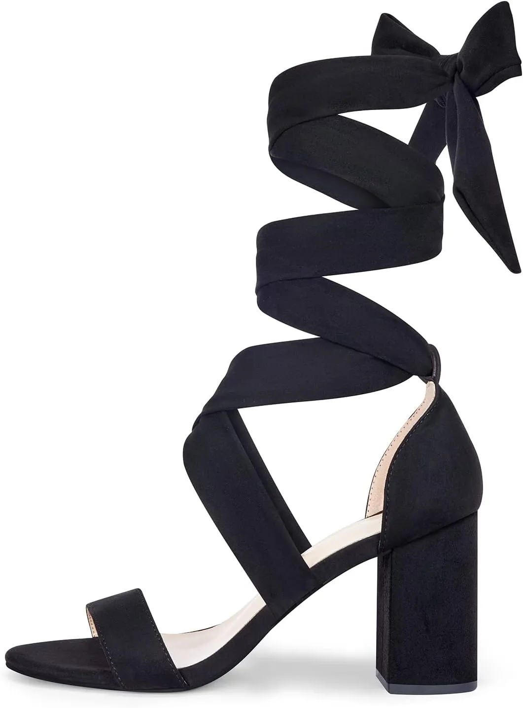 Elisabet Tang Women's Sandals Chunky Heels Lace Up Block Heels Open Toe Crisscross Strappy sandals Heel Sandals Fashsion Casual Prom Shoes For Women