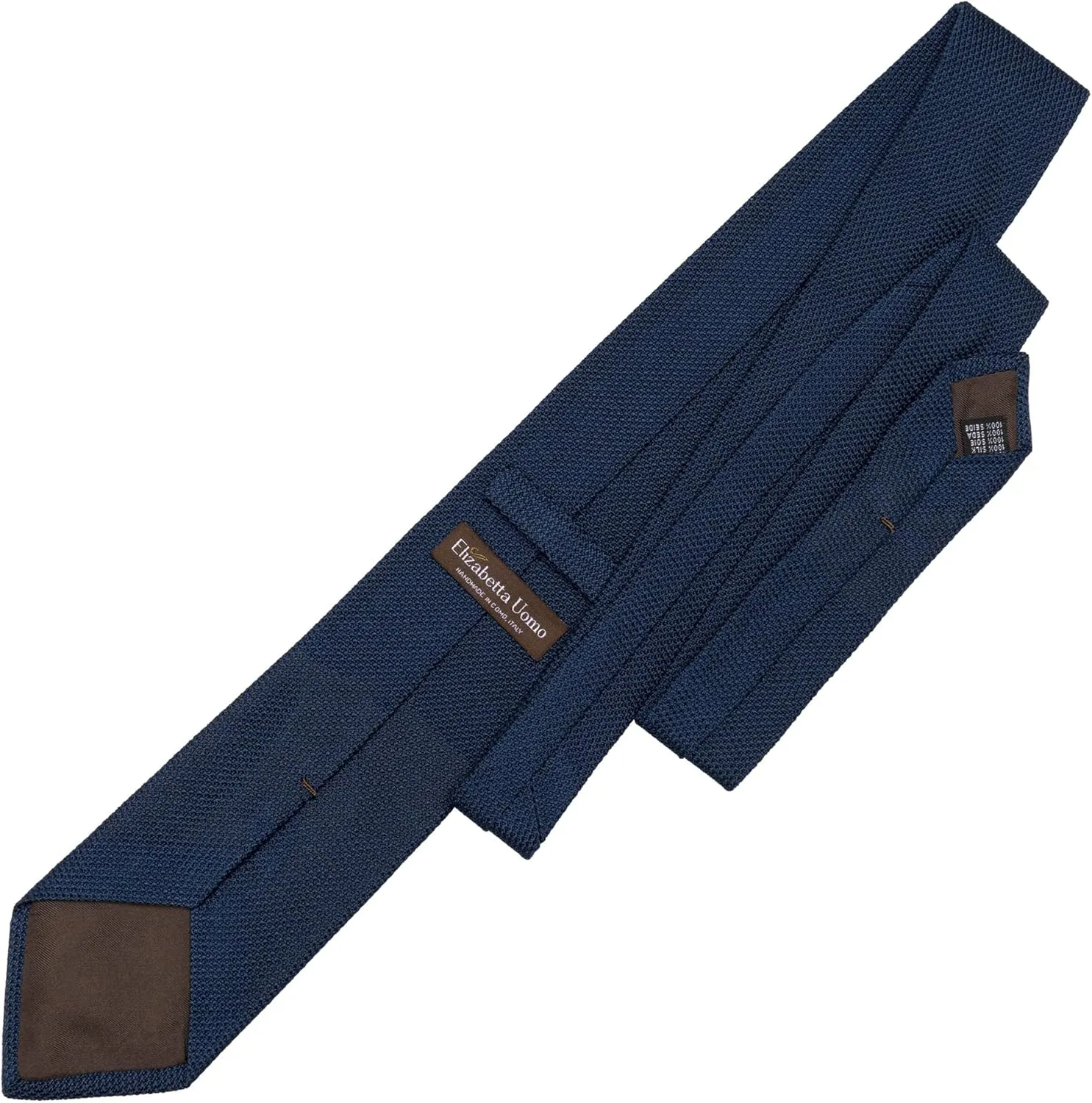 Elizabetta Men's Italian 100% Silk Grenadine Tie - Handmade in Como, Italy