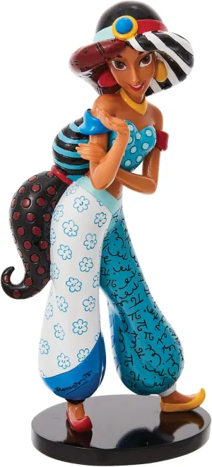 Enesco Disney by Romero Britto Aladdin Jasmine Figurine, 7.87 Inch, Multicolor