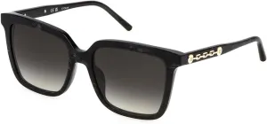 Escada Sunglasses SESE 61 0981 Black W/White Temple