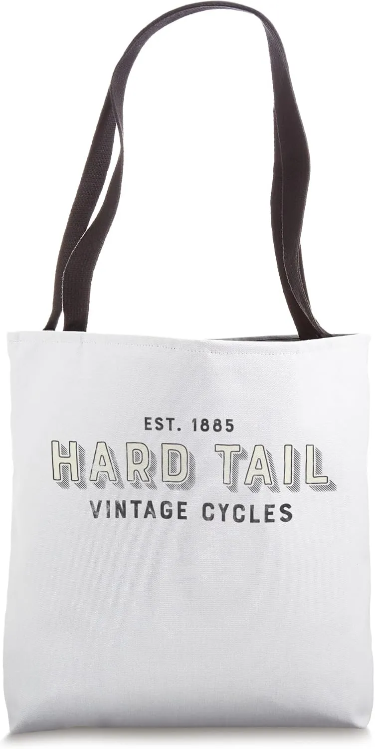 Est.1885 Hard Tail Vintage Cycles -motorcycle Tote Bag