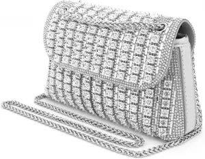 Evening Bag Clutch Purses for Women Shoulder Bag Crossbody Bag Purses Handbag Crystals Rhinestone Clutch Purse
