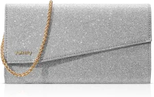 Evening Clutch Purse for Women Sparkling Crossbody Bag Shoulder Handbags for Party Prom Wedding