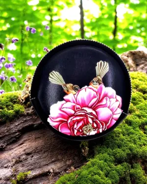 Fantails & Camelia Coin Purse