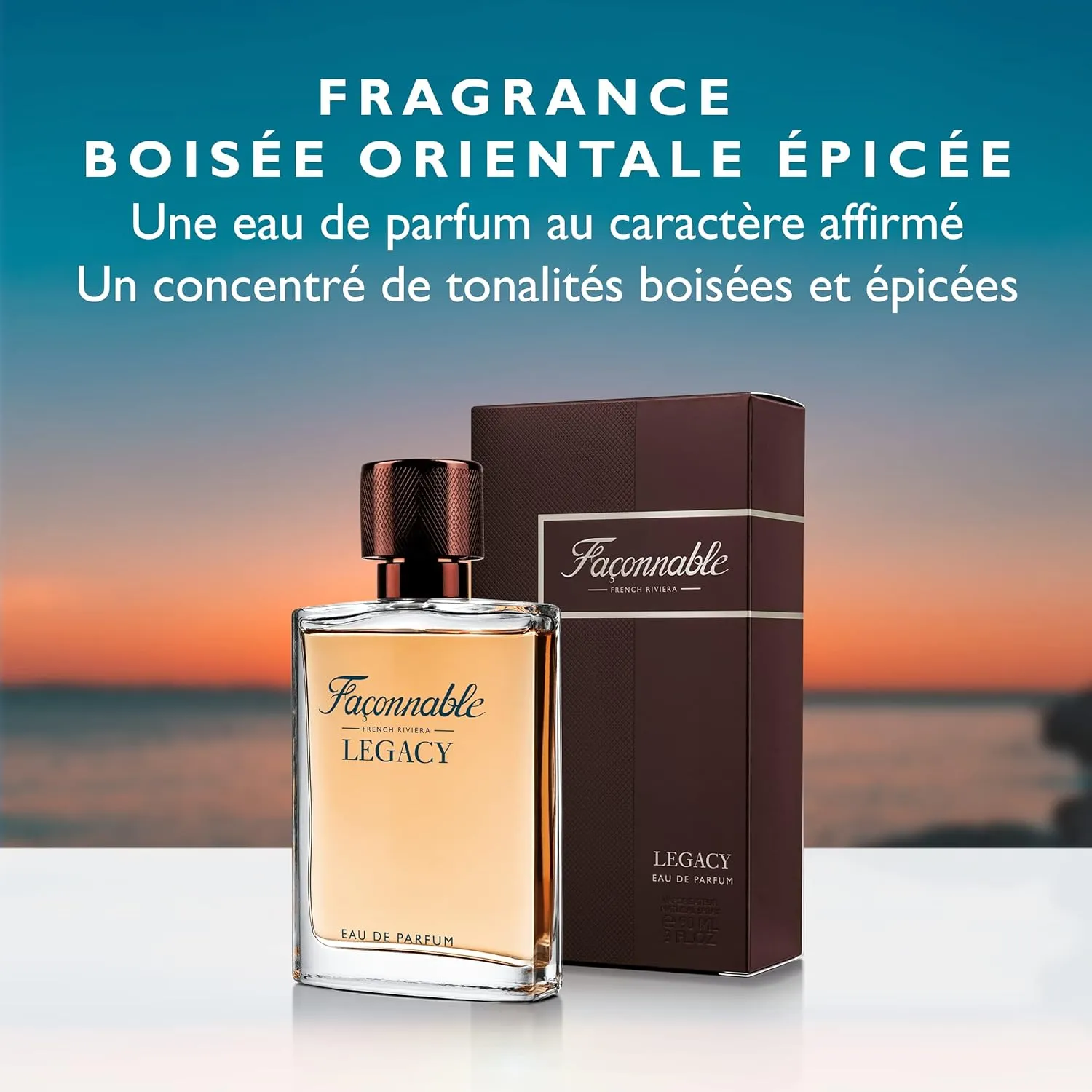 Façonnable - Legacy 90ml (3 Fl Oz) - Eau de Parfum for Men - Woody, Oriental & Spicy Scents