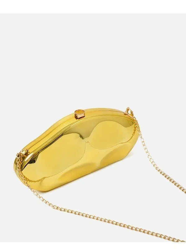 Fashion Acrylic Mirror Surface Clutch Bag
