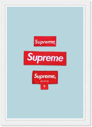 Fashion and Glam Wall Art Framed Prints 'Hype Labels' Lifestyle