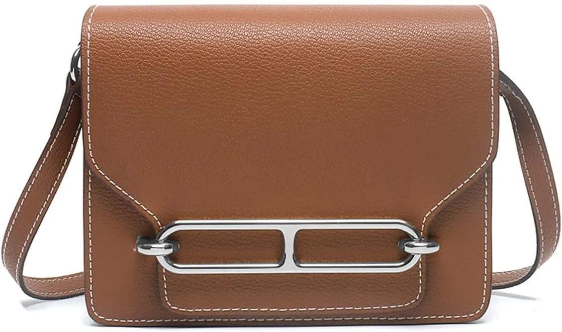 Fashion Vegan Leather Shoulder Bag Small Crossbody Purses Handbags with Adjustable Strap For Travel Shopping and Work