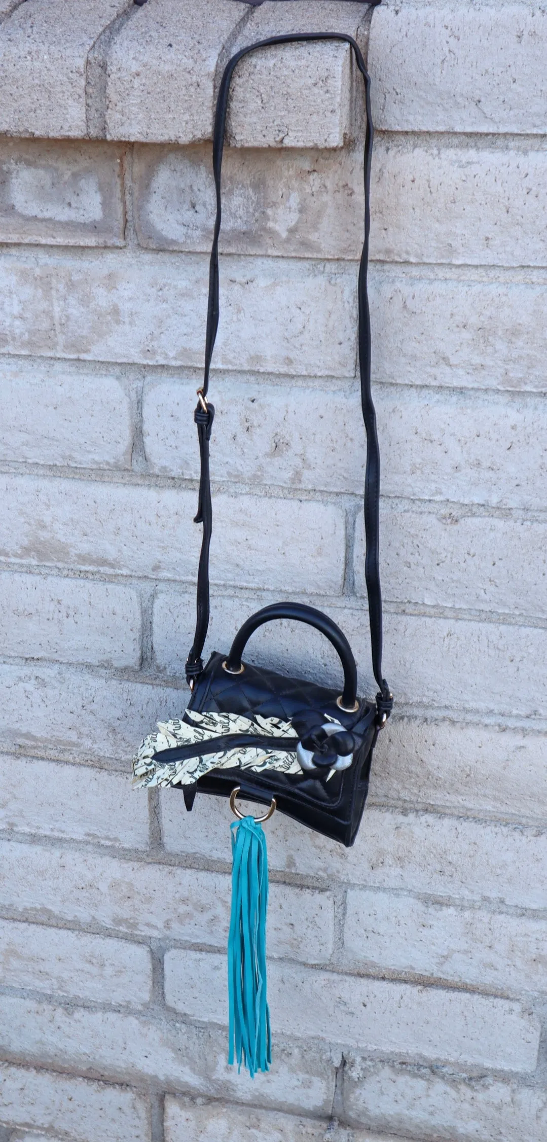 Feather Crossbody Purse