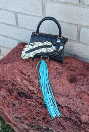 Feather Crossbody Purse
