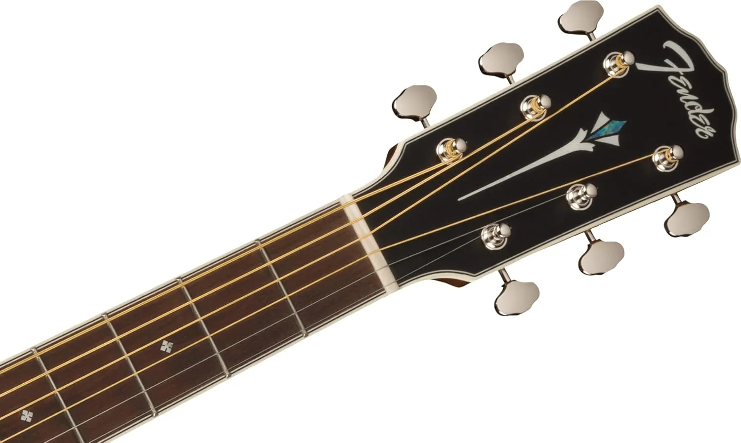Fender Paramount PO-220E All-Mahogany Orchestra Acoustic Guitar, with 2-Year Warranty, Aged Cognac Burst, with Case