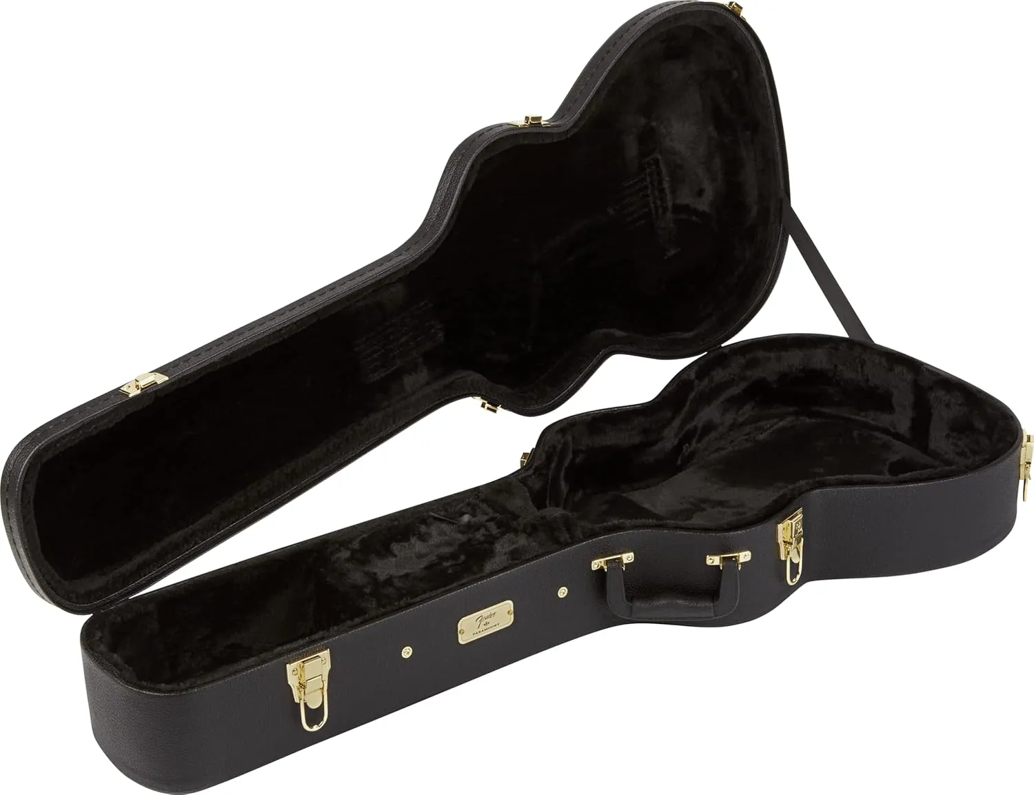 Fender Paramount PO-220E All-Mahogany Orchestra Acoustic Guitar, with 2-Year Warranty, Aged Cognac Burst, with Case