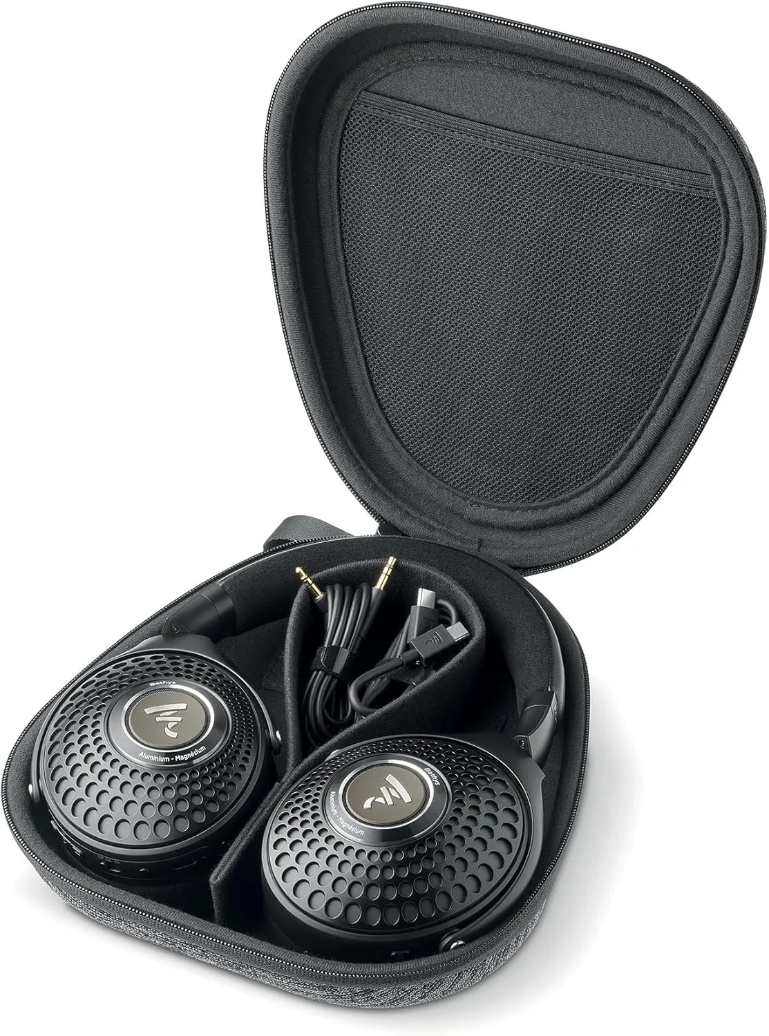 Focal Bathys Over Ear HiFi Bluetooth Wireless Headphones with Active Noise Cancelation (Black Stealth)