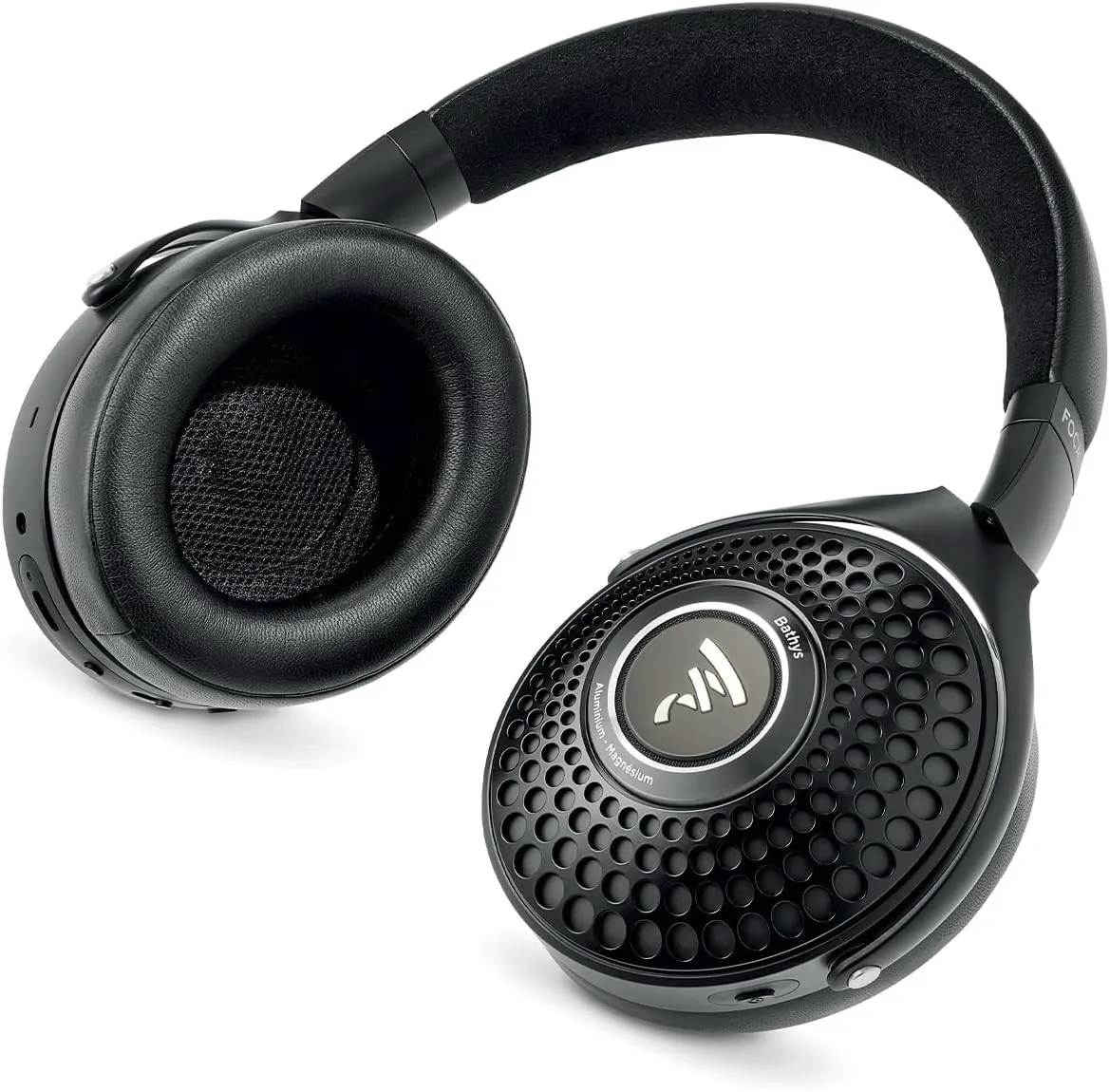 Focal Bathys Over Ear HiFi Bluetooth Wireless Headphones with Active Noise Cancelation (Black Stealth)