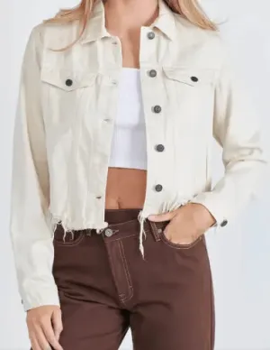 Frayed Denim Jacket by Hidden Jeans