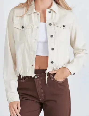 Frayed Denim Jacket by Hidden Jeans