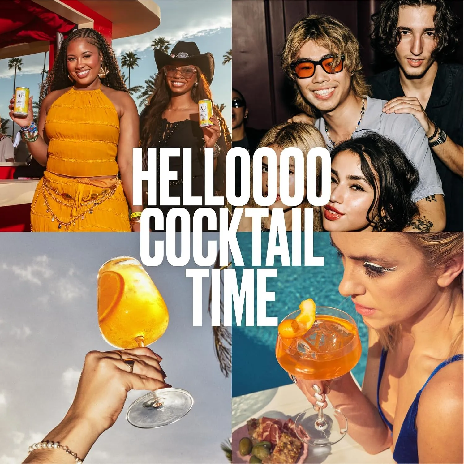 FREE AF Non-Alcoholic Drinks Cucumber G&T | Alcohol Alternative Sparkling Cocktails with AFTERGLOW Botanical Warmth | Gluten-Free, Low-Calorie | 8.4 oz Cans (12-Pack)