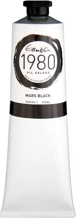 Gamblin 1980 Oil Mars Black 150Ml