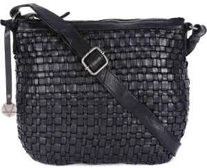 Genuine Leather Crossbody Sling Bag for Women, Purse for Women Trendy Casual Office Bag with Adjustable Strap