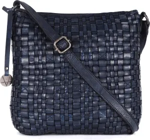 Genuine Leather Crossbody Sling Bag for Women, Purse for Women Trendy Casual Office Bag with Adjustable Strap