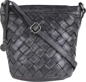 Genuine Leather Crossbody Sling Bag for Women - Trendy Casual Office Bag with Adjustable Strap