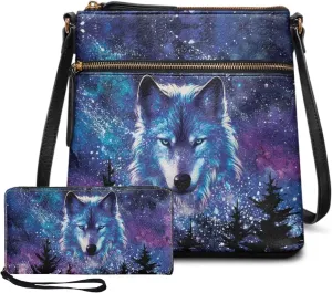 GIFTPUZZ Purse and Wallet Set for Women Ladies Hobo Bag Crossbody Bags Leather Shoulder Bag Valentine's Day Gifts