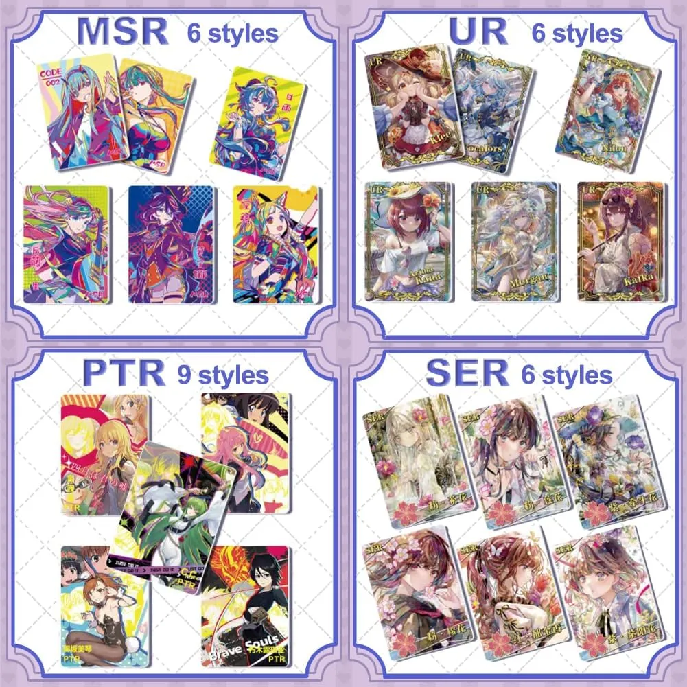 Goddess Story Booster Box Goddess Story Waifu Series TCG Anime Girl Collection Trading Cards (NS2-11)