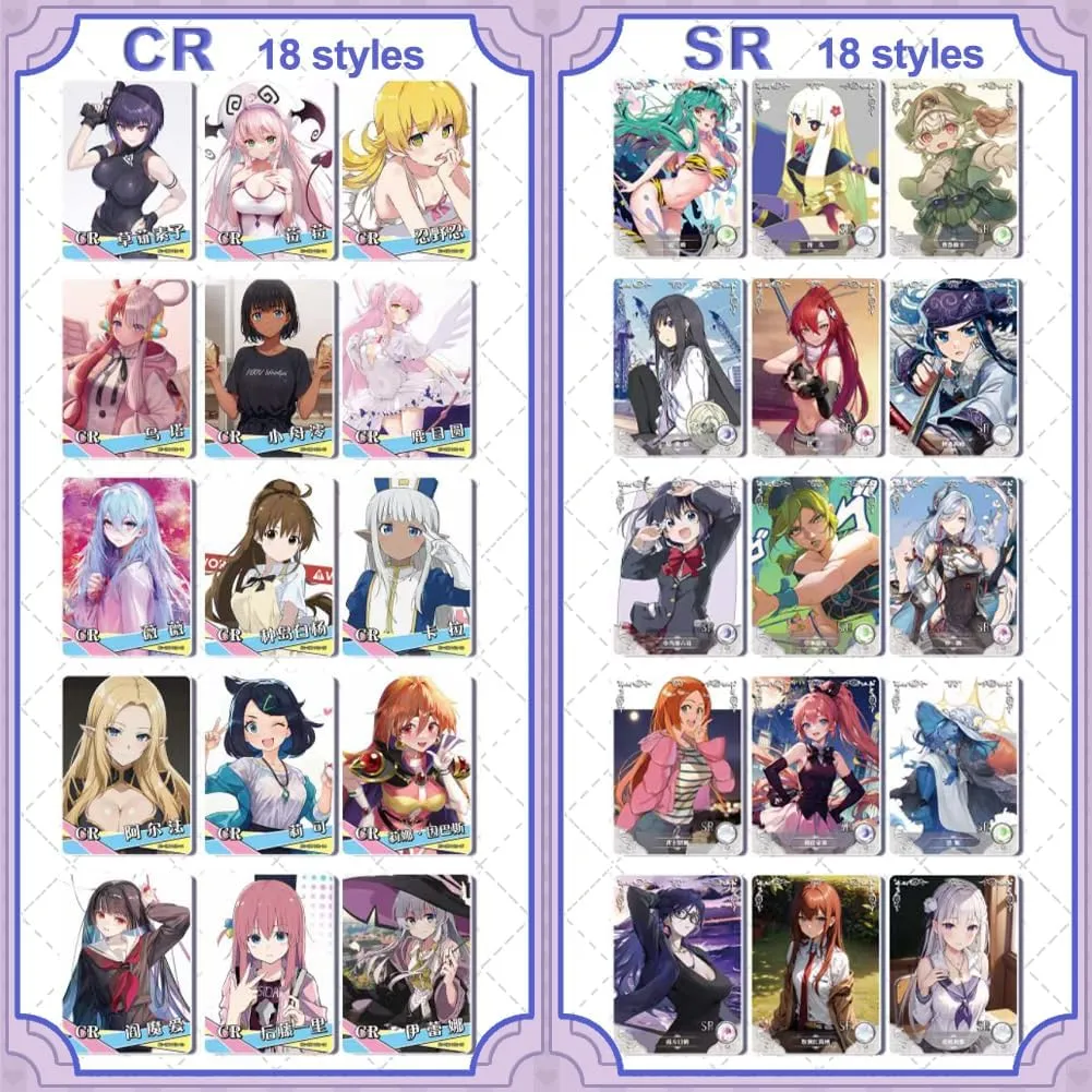 Goddess Story Booster Box Goddess Story Waifu Series TCG Anime Girl Collection Trading Cards (NS2-11)